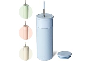 Durable Coffee Tumbler with Straw for Enhanced Hydration