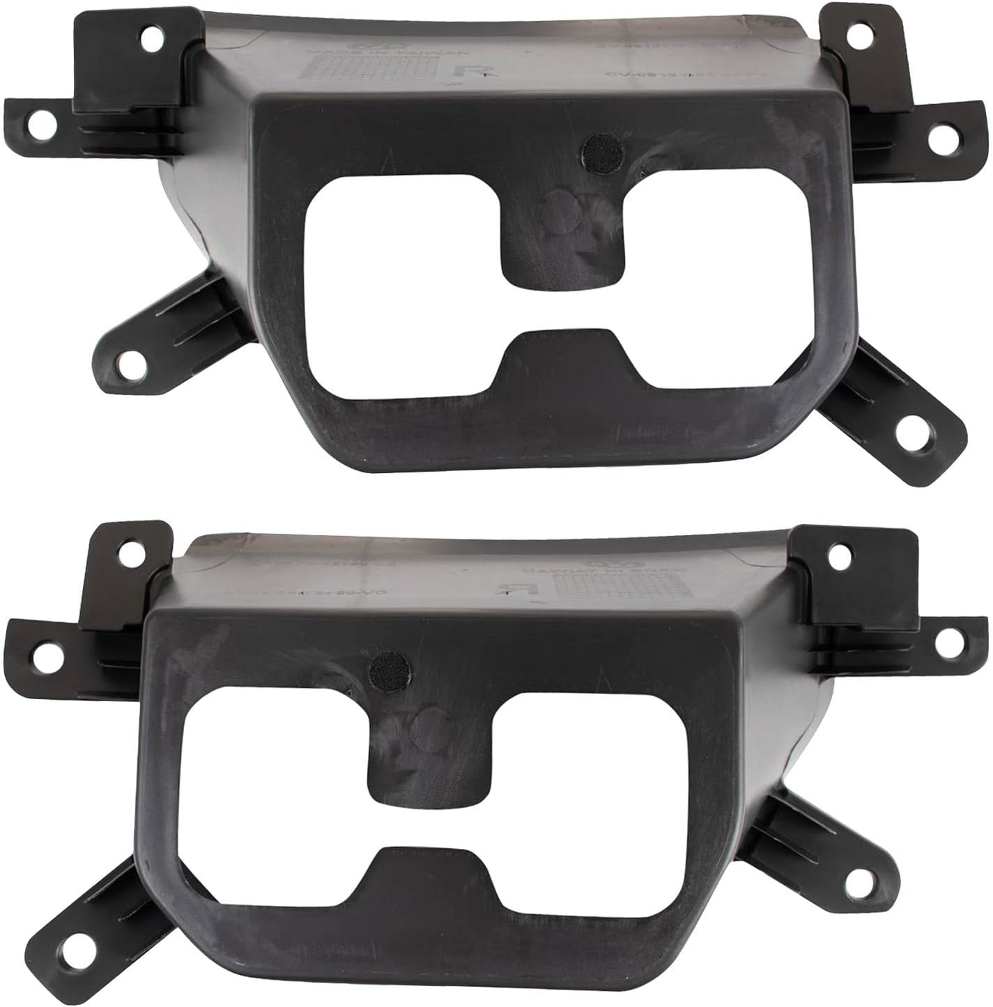 TRQ Front Tow Hook Cover Compatible with 2016-2018 GMC Sierra 1500