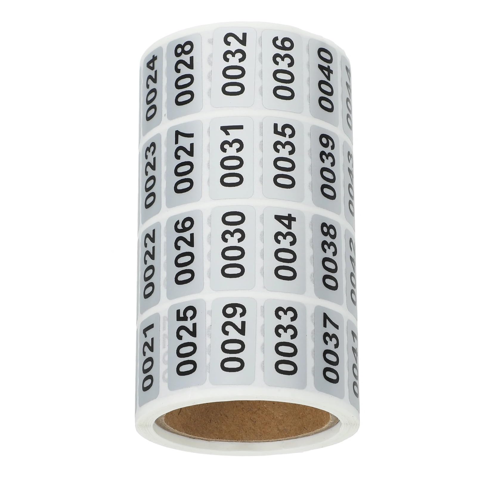 0001-2000 Kleine selbstklebende Nummernetiketten aus PVC Für Kennzeichnung