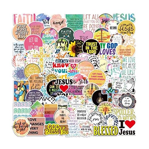 Faith Stickers Set for Water Bottles