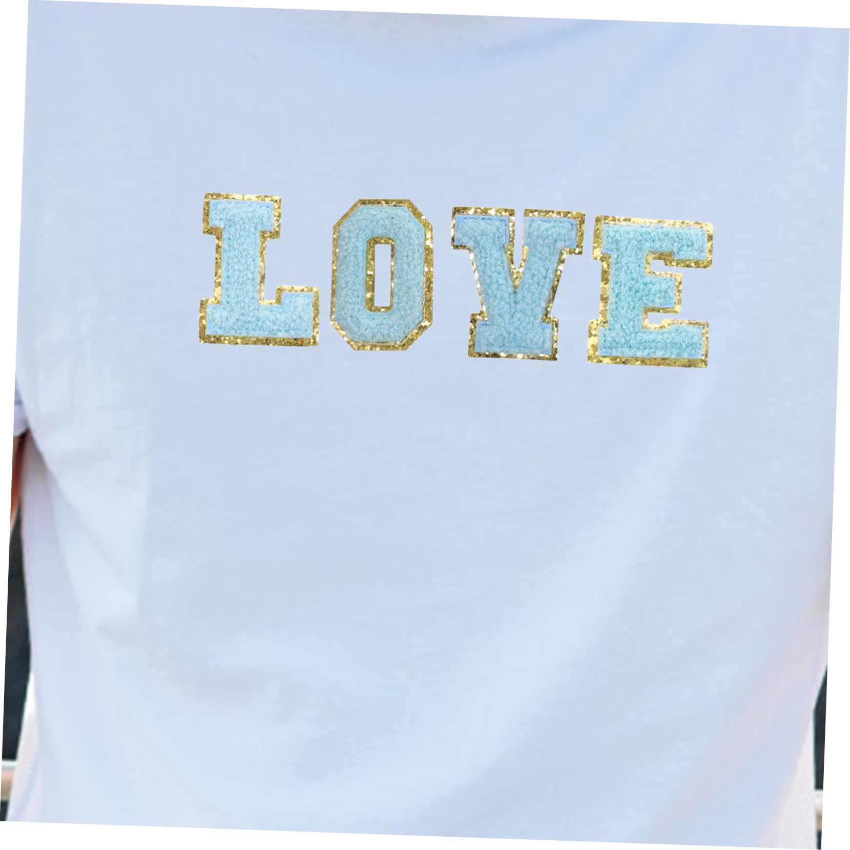 STOBOK 52pezzi Toppe Decorativa Ricamate Per Cucito Adesivi Multiuso Per Riparazione Abbigliamento Jeans Borse e Cappelli Di Patches Lettera