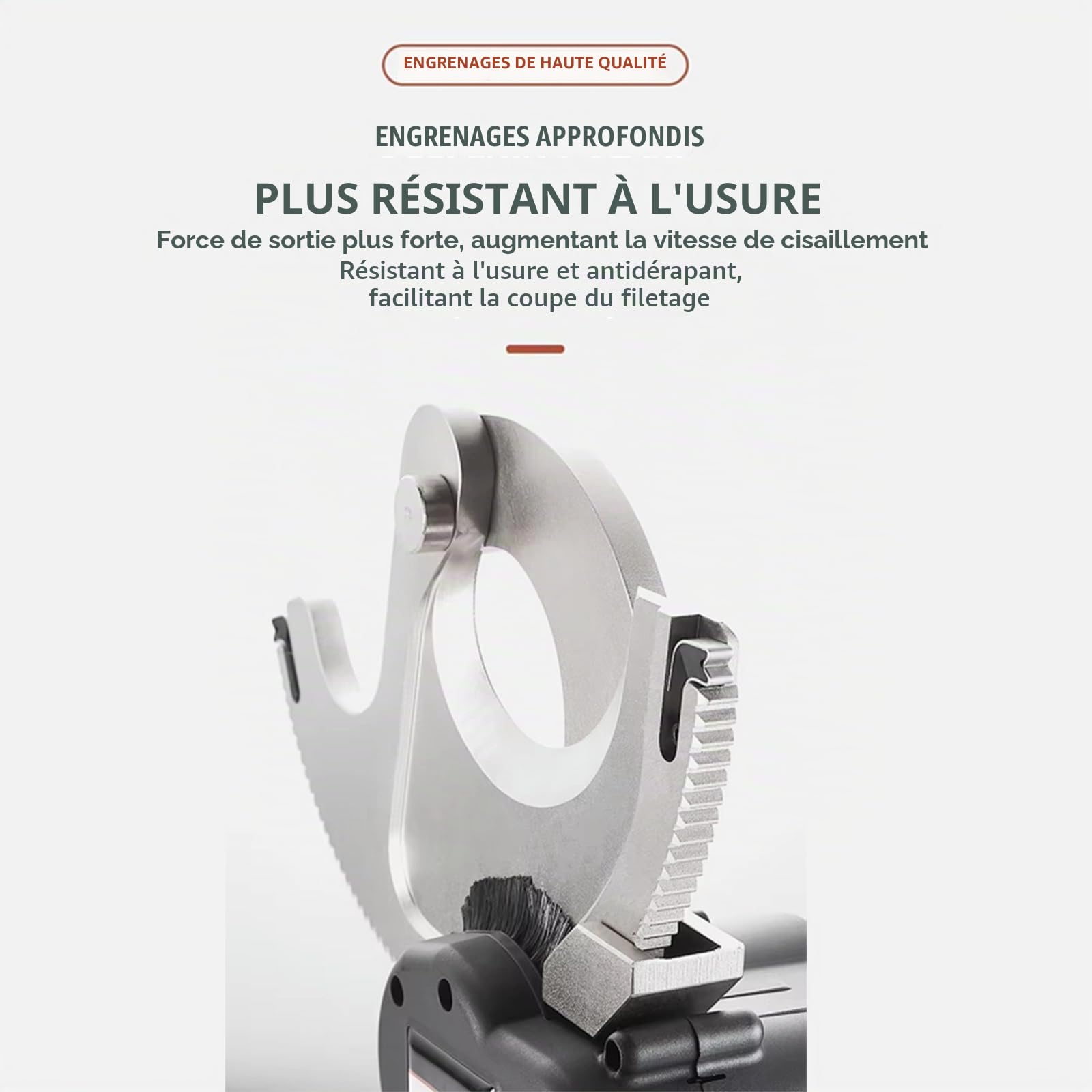 Coupe-CâBle éLectrique à Cliquet Coupe-Fil à Cliquet Rechargeable, Coupe-CâBle à Cliquet en Aluminium Et Cuivre Robuste, avec 2 Paquets De Piles, Charge Rapide,EC-75