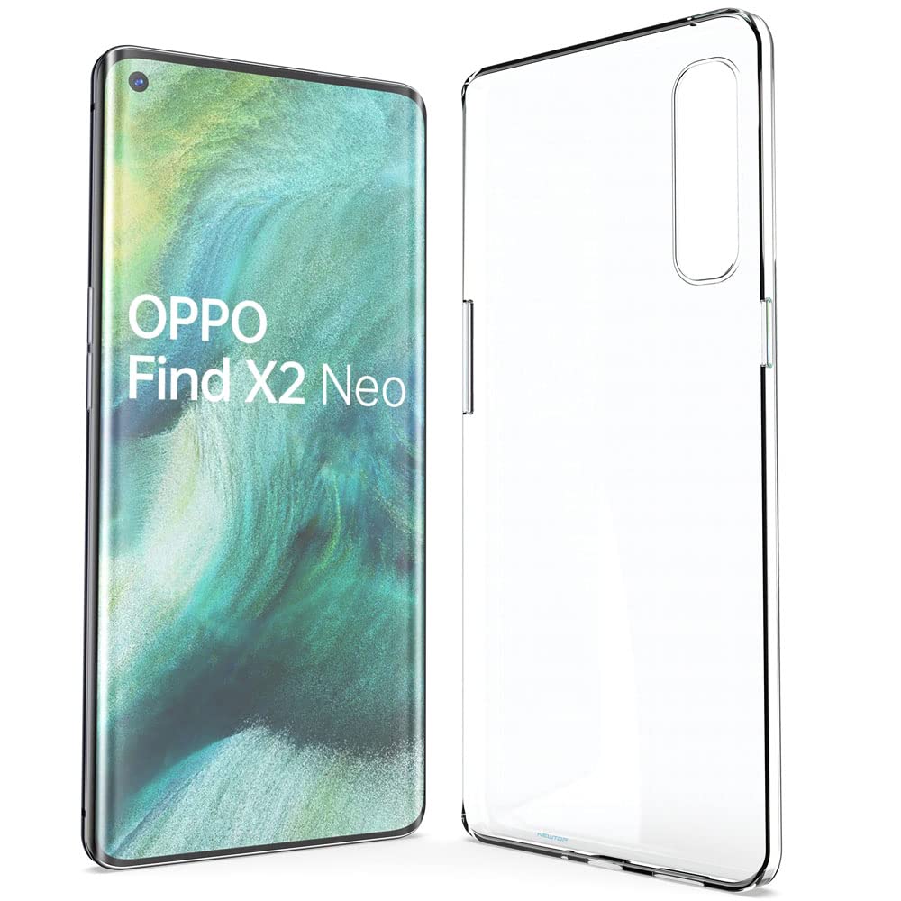 SEAHAI Cover Per Oppo Find X2 Neo – Custodia Sottile In Silicone TPU Con Design Glitter Blu Phnom Penh | Antiurto, Morbida Al Tattoo, Supporta Ricarica Wireless