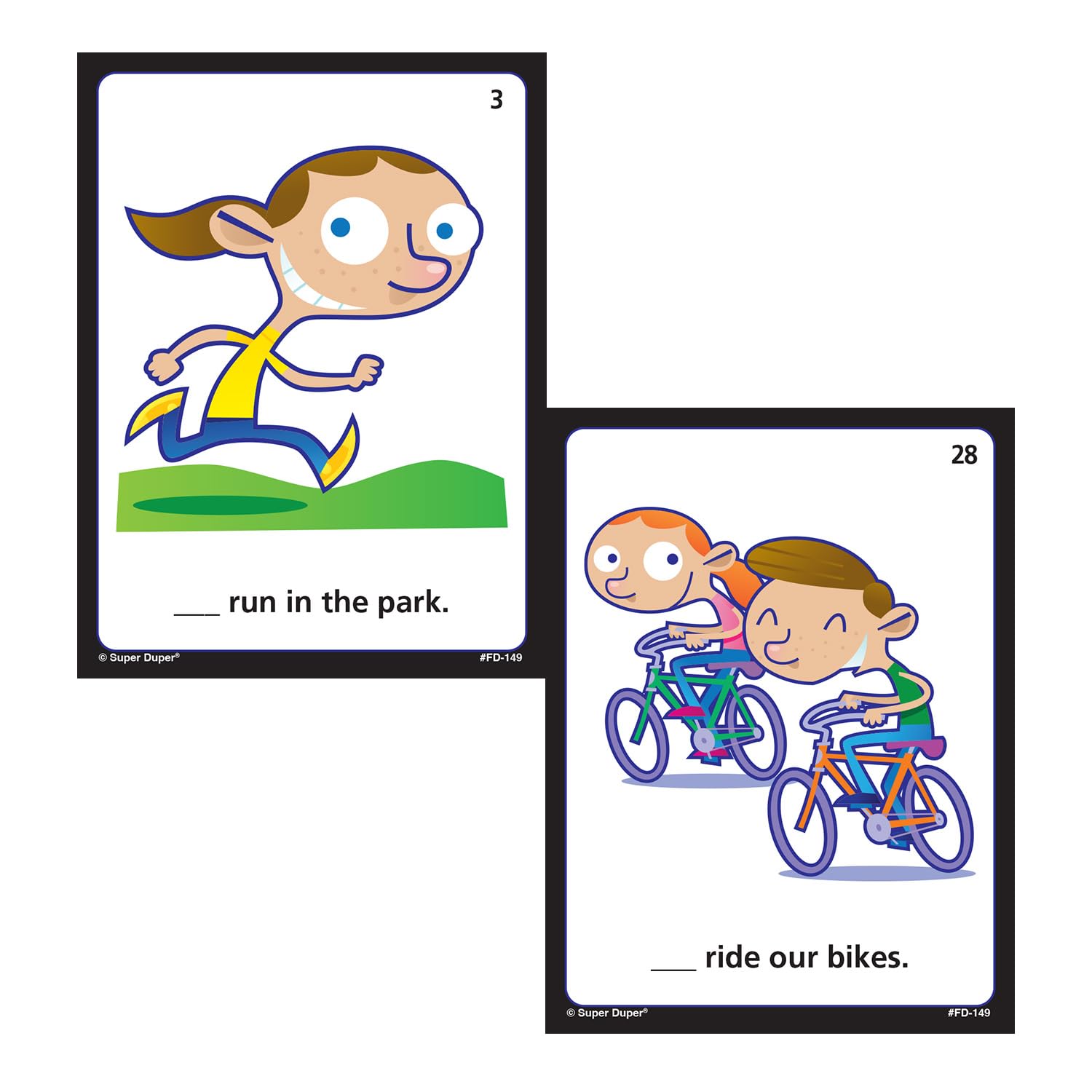 Learn To Read Super Duper Pronoun Flash Cards - 120 Educational ...