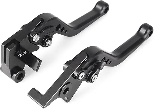 Miniatura 4 de GZYF Palancas de embrague de freno cortas ajustables para Kawasaki NINJA 250R 2008 2009 2010 2011 2012  para Kawasaki Ninja 300 2013 negro