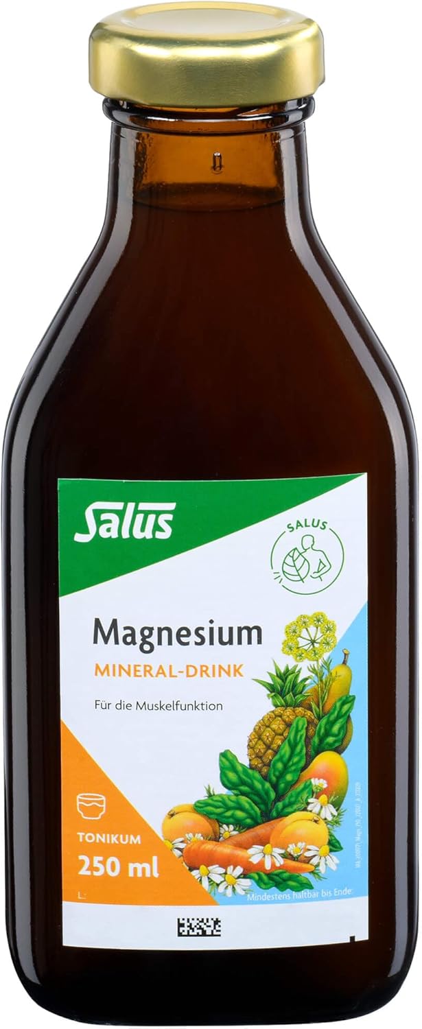 Floradix Magnesium - Liquid Herbal & Mineral Supplement Supports Healthy Nervous System & Normal Muscle Function - Gentle Liquid Formula - Vegetarian, Gluten-Free & Non-GMO - 8.5 fl oz