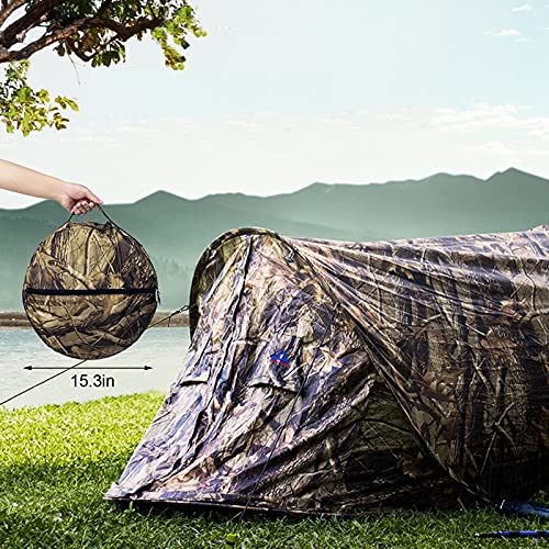 Carpa de camping plegable automática para 2 personas miniatura 3