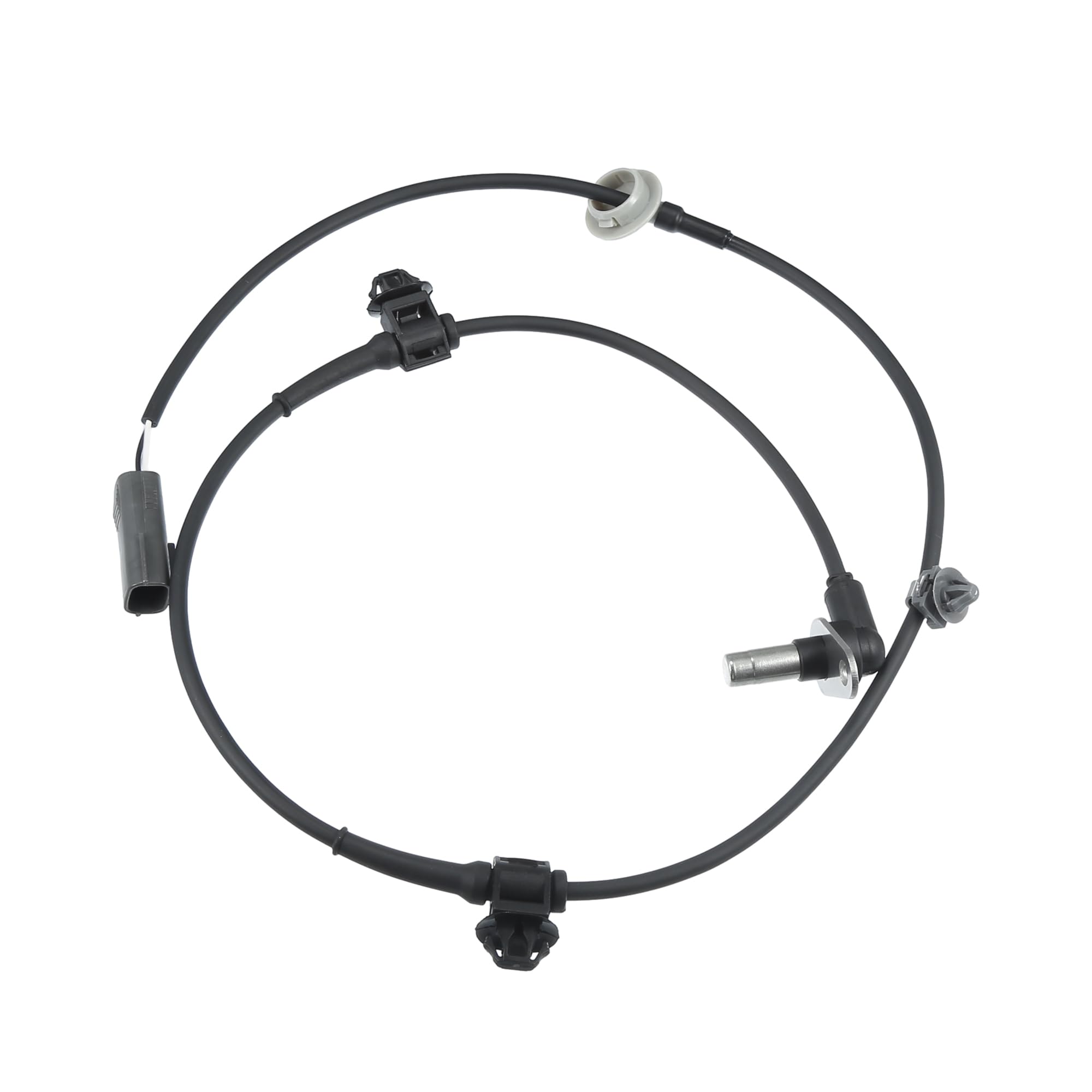 X AUTOHAUX Front Left ABS Sensor Wheel Speed Sensor No.L2064373XC/EG234373X for Mazda CX-7 2007-2012 for Mazda CX-9 2007-2015 Black Gray