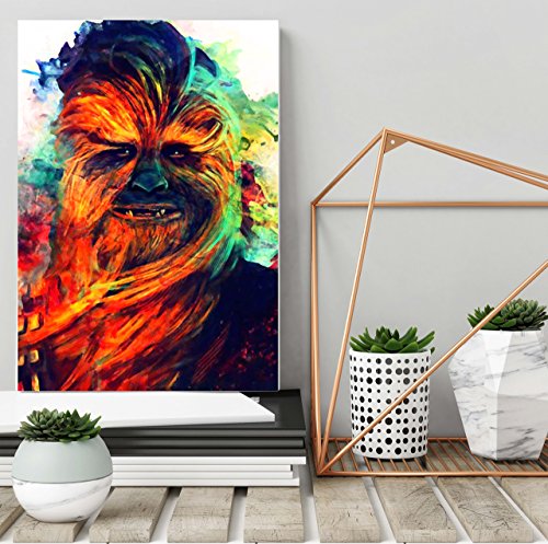 Chewbacca Star Wars. Chewie. Painting or art-prints on paper or canvas