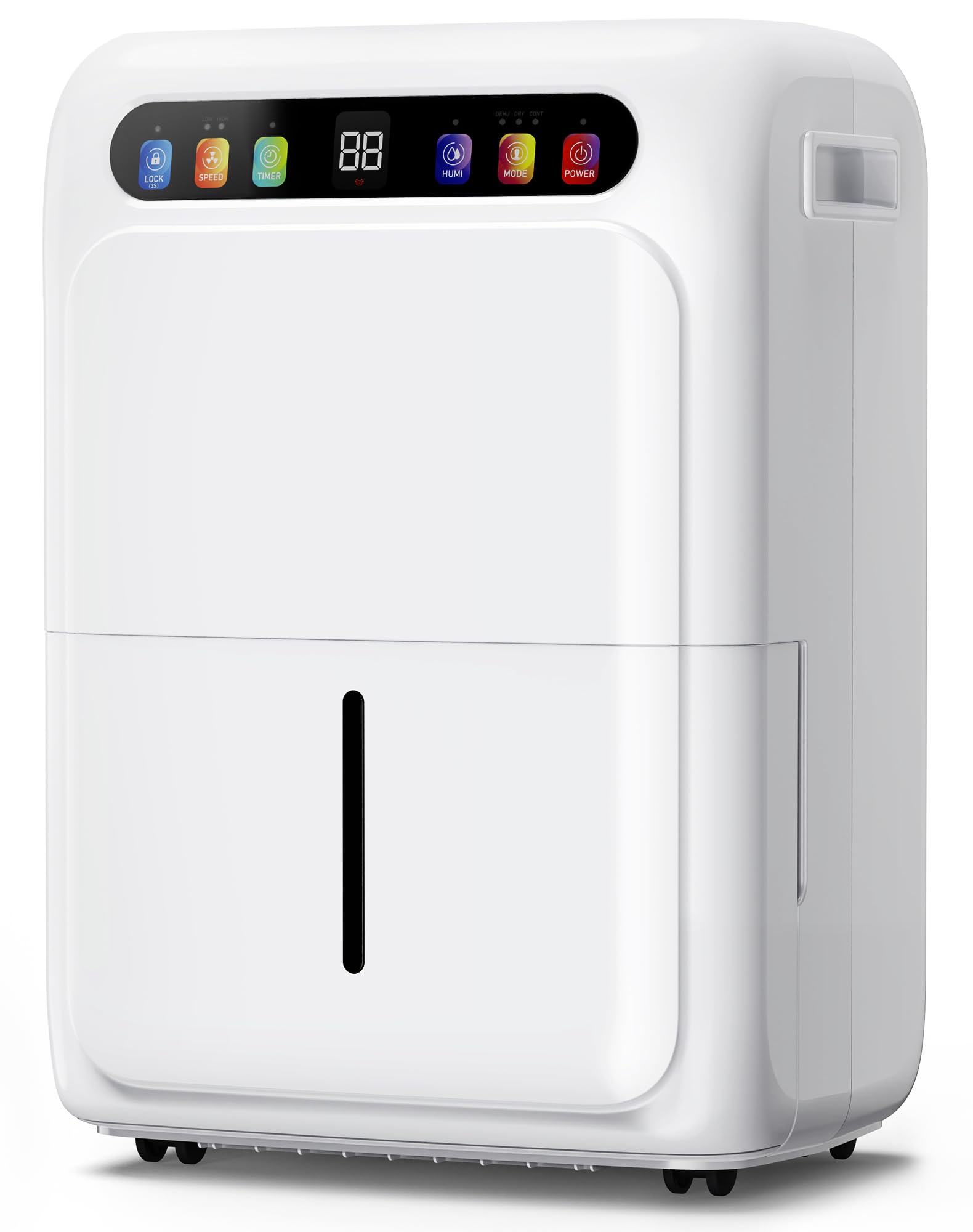 Dehumidifier 20L/Day, Dehumidifiers for Home 2026 Upgrade with 6L Water Tank, Automatic Humidity Sensor, Dehumidifier for Drying Clothes with 24h Timer, Digital Humidity Display, Drain Hose