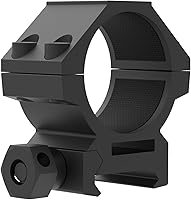 Vista 5 de TPO 1 Inch Picatinny Scope Rings w/See-Thru Base, 1" Picatinny Scope Mount