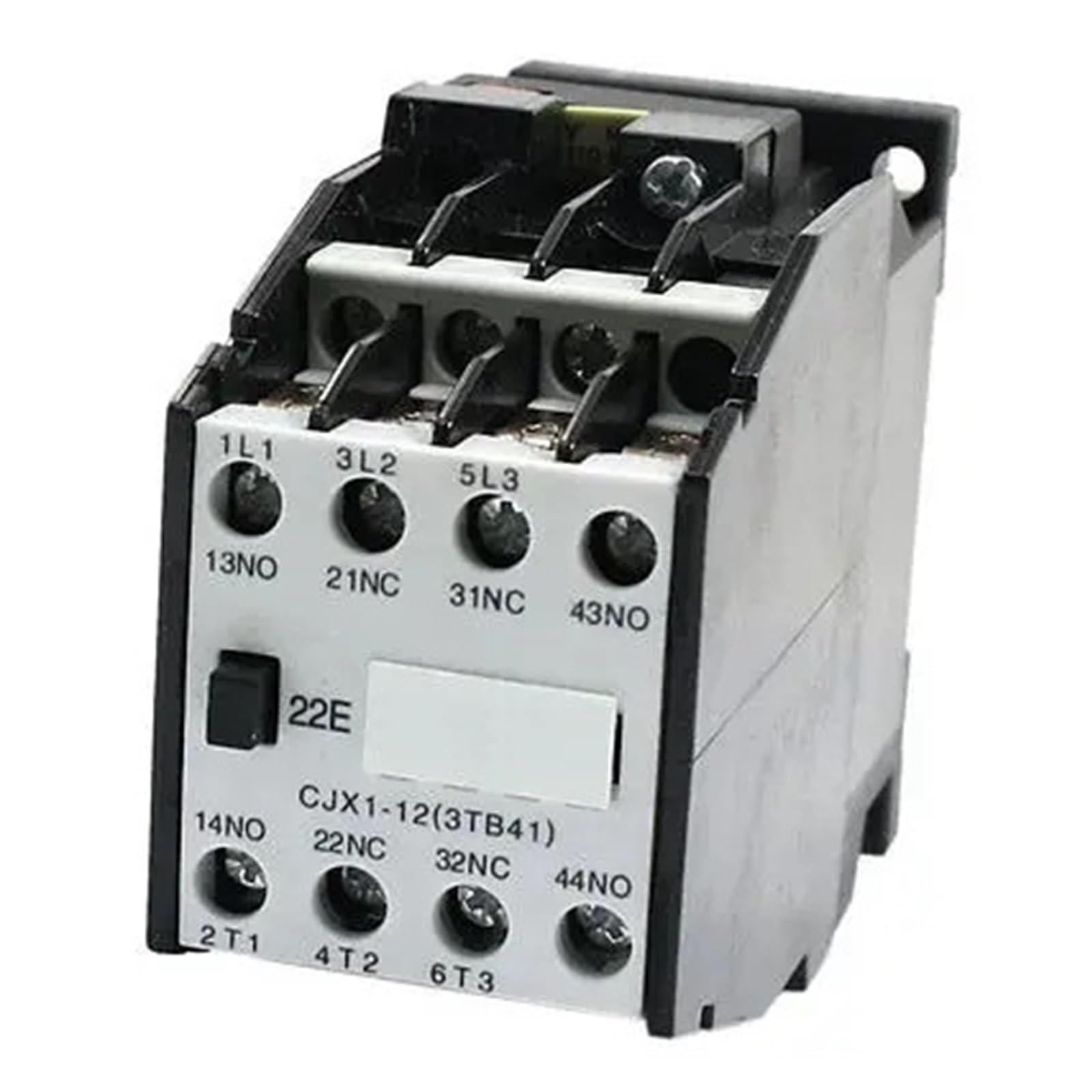 JCLPJBYJI CJX1-12 AC contactor Screw Terminal 110V 50HZ Coil 3 Phases 2NO 2NC