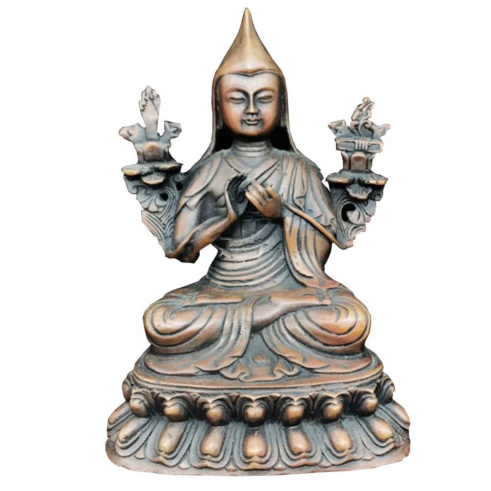 SnamicE ornaments buddha figurine statue brass buddhism meditation sculptures handmade vintage design home office decoration gift,