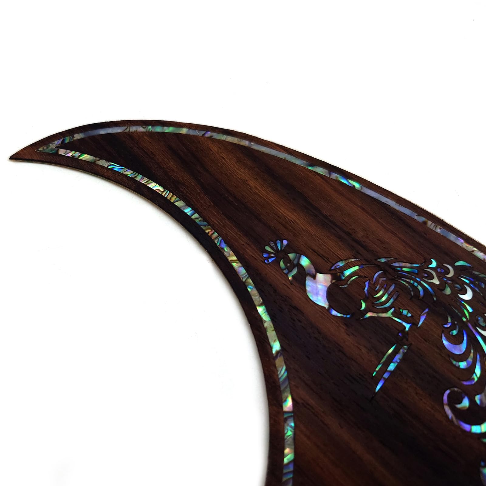 Guitar Pick Guard, Battipenna in abalone in palissandro autoadesivo for Chitarre acustiche folk D-45 Taylor(26)