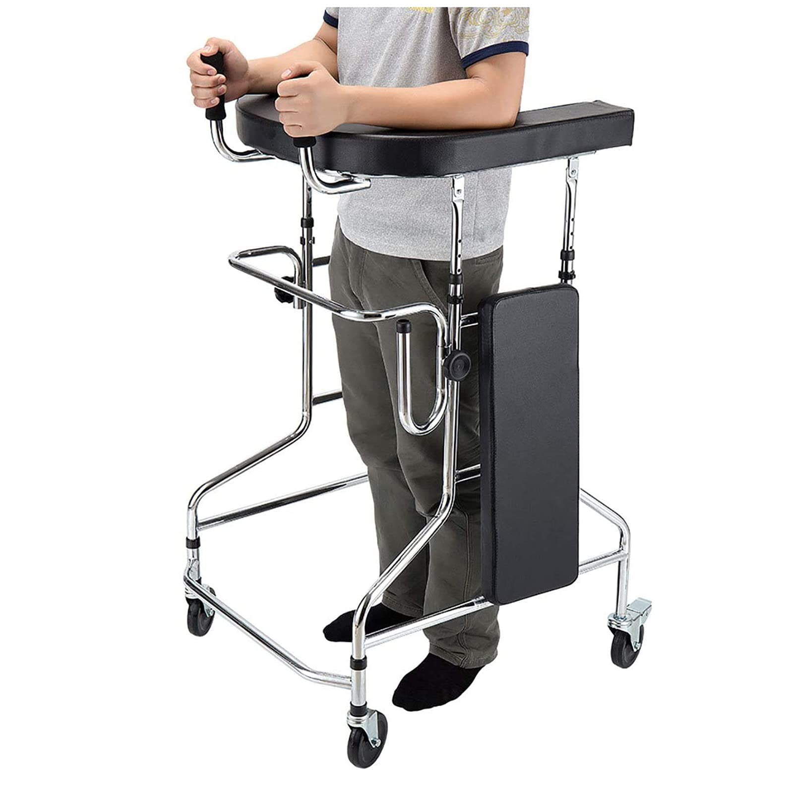 Andador vertical for personas mayores, plegable y de pie