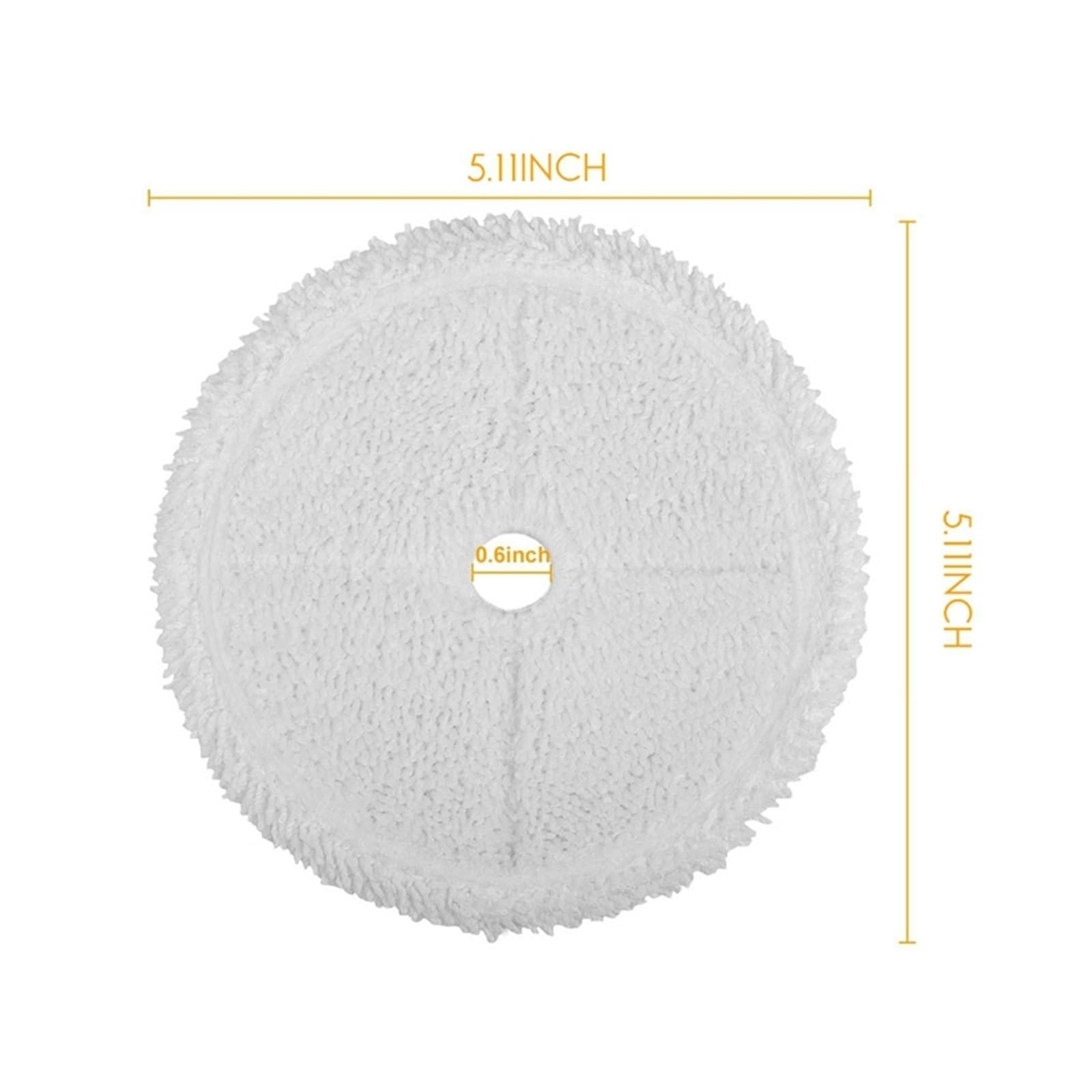 Steam Mops Pads Replacement. Compatible for Bissell 3115 2859, Series Spinwave Wet and Dry Robot Vacuum Reusable Pad