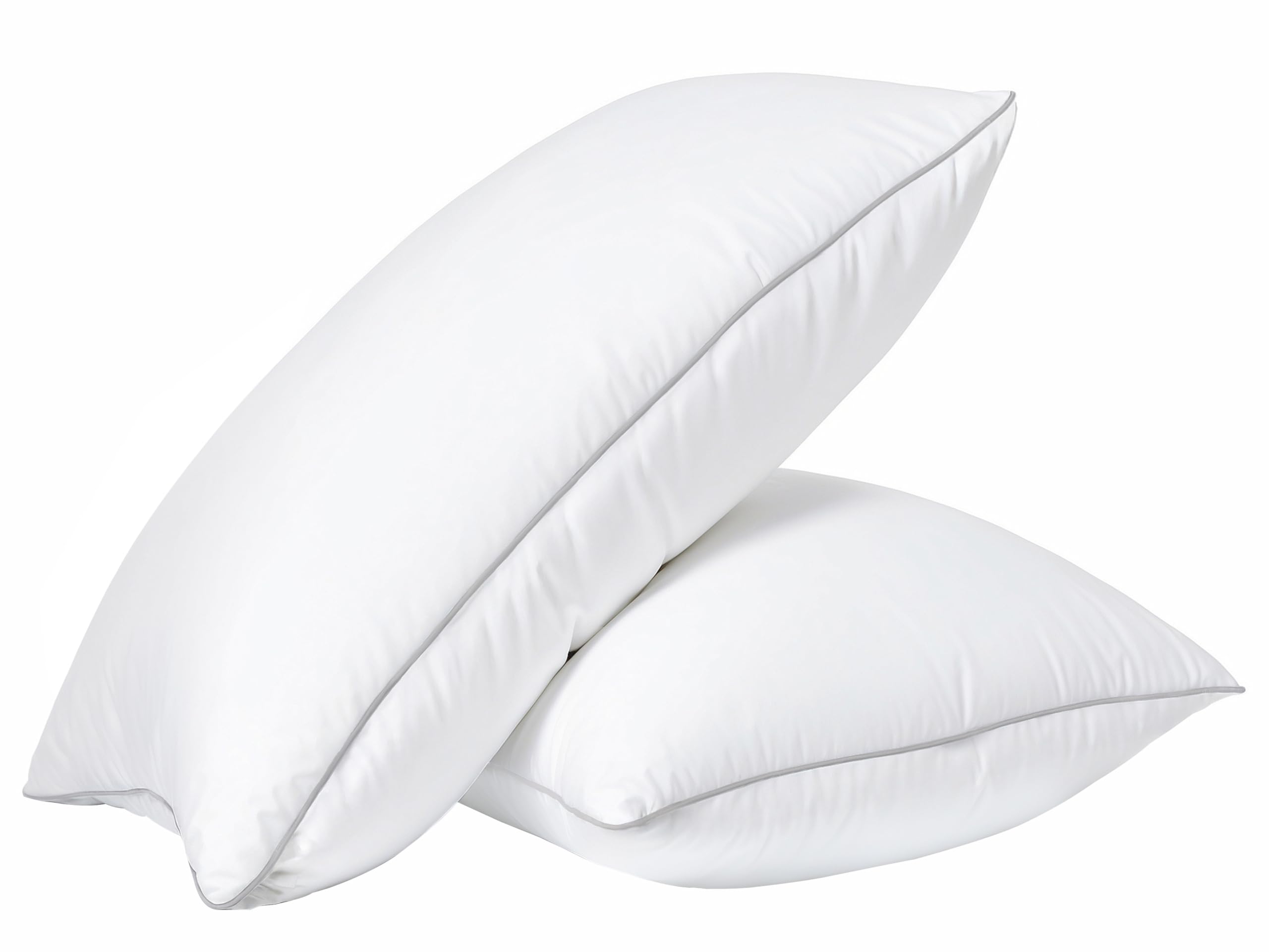 Casa Platino Bed Pillows 2 Pack King Size (20x36) - Down Alternative, Soft & Supportive Hotel Quality Sleeping Pillows for Side, Back & Stomach Sleepers
