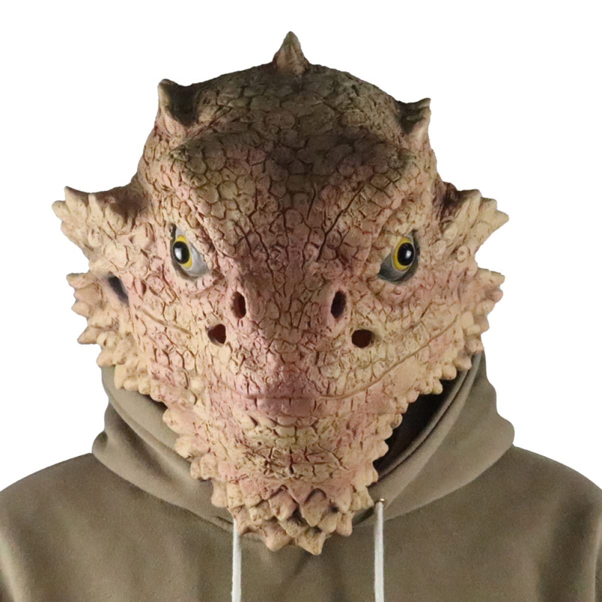 1 pezzo Maschera Testa Accessorio Animale per Halloween e Feste Design Realistico per Carnevali e Costumi e Adatta Tutti per Adulti