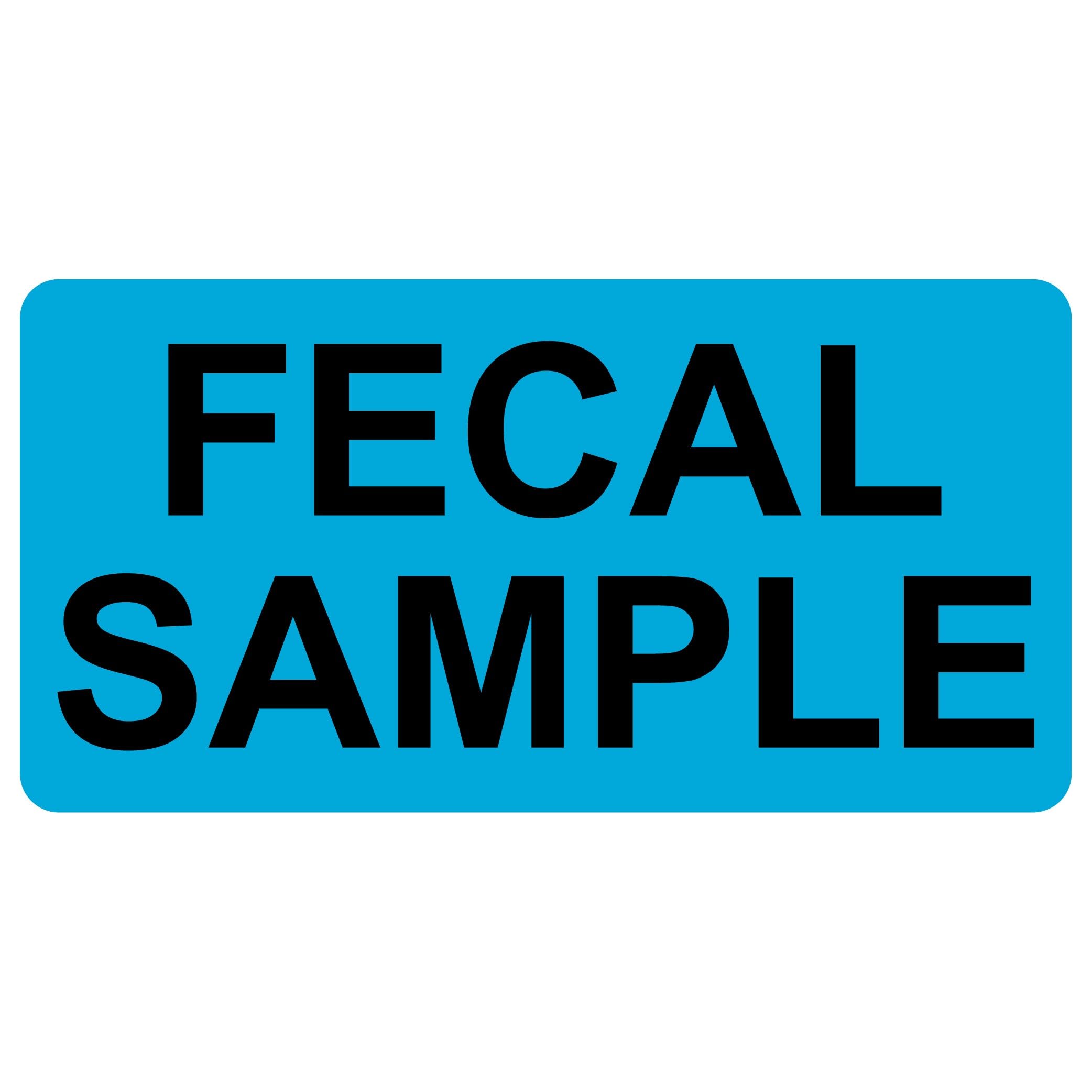 LabelValue.com | Fecal Sample Veterinary Labels LV-VET-152