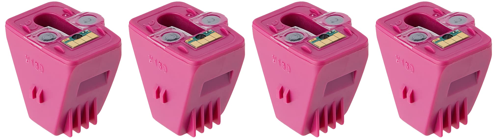 Lot De 4 Cartouches D'encre Magenta Compatibles HP 363 - Référence H-363M-4/1 - 13ml - Marque Go Inks
