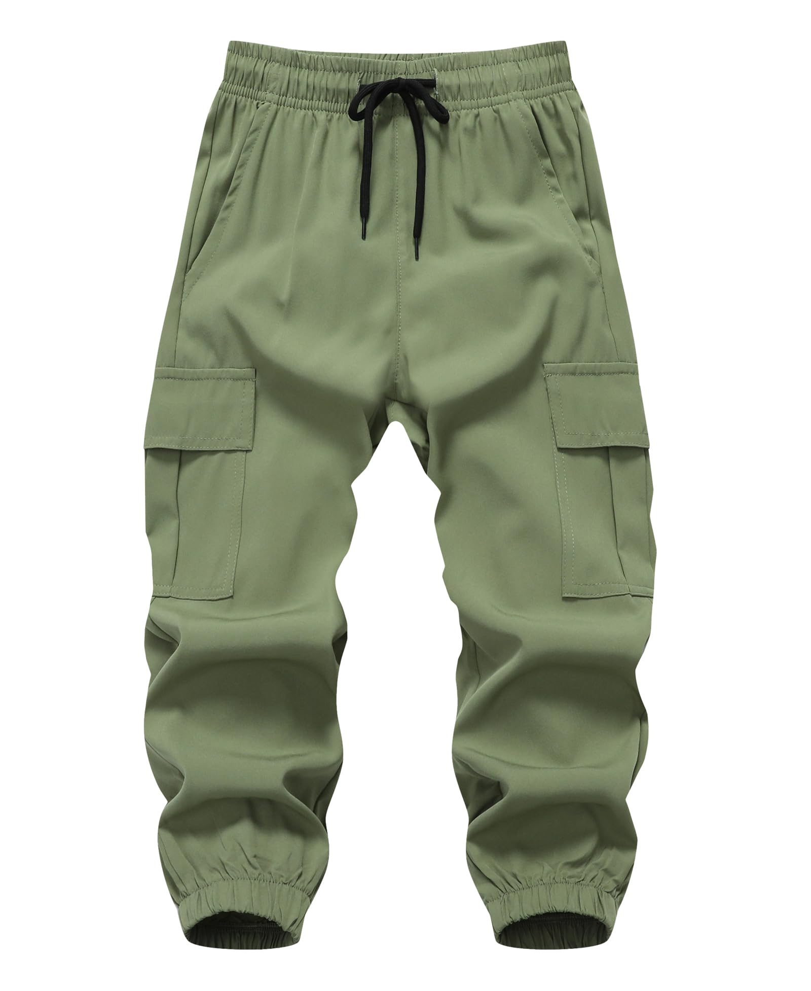 Baby Boys Cargo Joggers Pants Toddler Quick Dry Lightweight Hiking Pants Kids Pull On Sweatpants