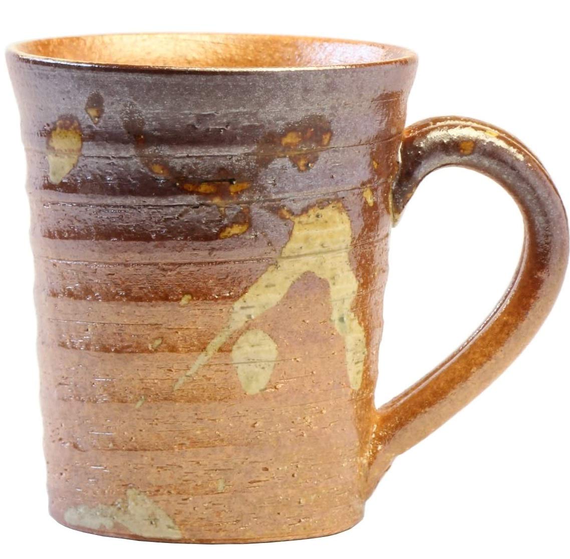 Japanese Shigaraki Ware Mug Cup Purple Shiguraku 9.5oz Ceramic Handmade