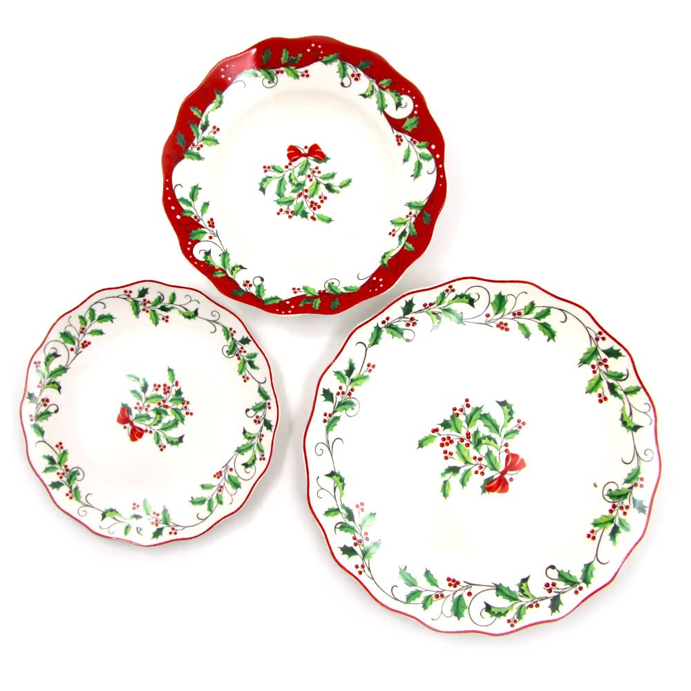 Service d'assiettes 18 pièces « Christmas»