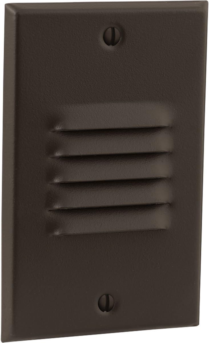 Progress Lighting P6828-20/30K Seoul LED Louvered Vertical Step/Wall Light, Antique Bronze