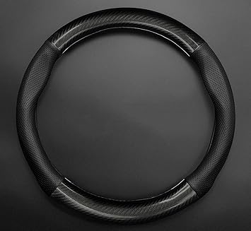 Steering Wheel Cover, For Toyota Estima, Noah, Voxy, Vellfire CHR, RAV4, Prius, Harrier, Hilux, Yaris Steering Wheel Cover, Carbon Pattern, Anti-Slip, Car, External Item, Accessory, Regular