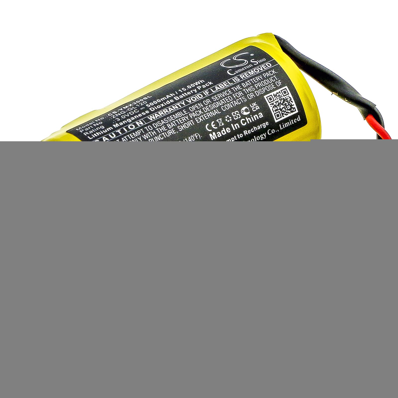 3.0V ZNG-GL120 Battery Replacement for Yaskawa Yasnac MX3
