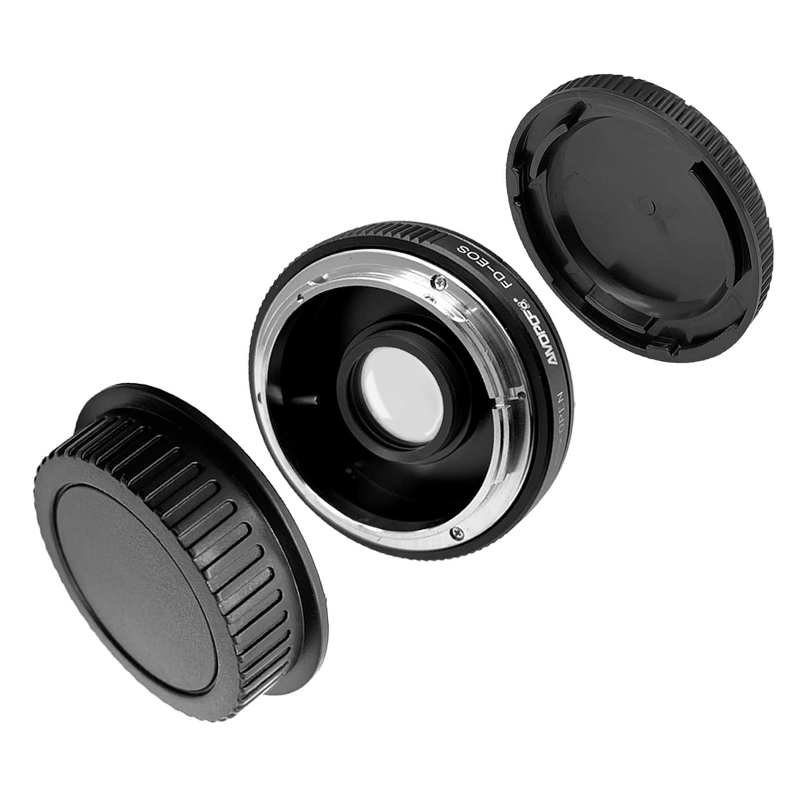 FD-EOS Adattatore per obiettivo per obiettivo Canon (FD/FL), compatibile con fotocamera EOS EF-S Mount 7D,10D,20D,30D, 40D,50D,60D, Rebel xt,T2i,T3,T3i,T4,400D,450D,1300D
