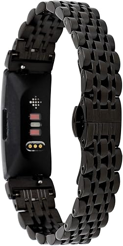 Miniatura 3 de Chofit Metal Bracelet Compatible with Fitbit InspireInspire HRInspire 2 Bands, Stainless Steel Replacement Strap Wristband Accessories for Inspire