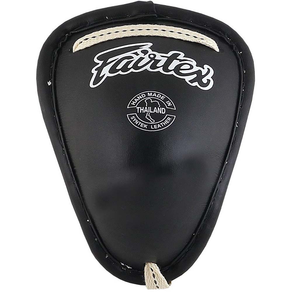 Fairtex Muay Thai Steel Cup, schwarz, Groin, Suspensorium, Tiefschutz