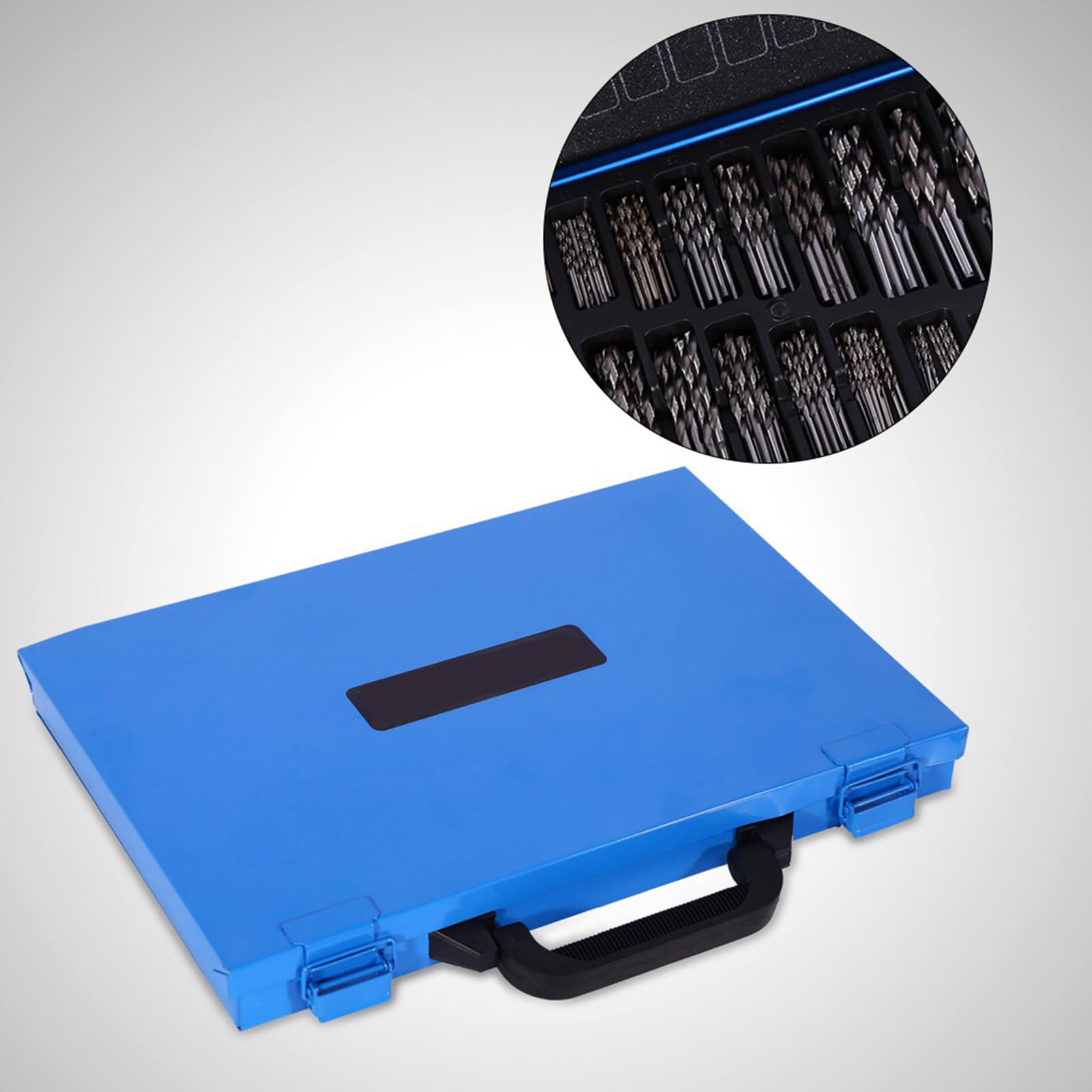 Set di Punte Trapano HSS 170 Pezzi, Acciaio Ad Alta velocità di Precisione 1-10 Mm con Custodia per Forare Alluminio, Ferro, Legno, Plastica