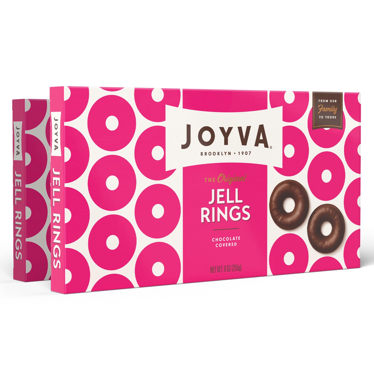Joyva Original Jell Rings Pack of 2, 9oz Boxes Sweet