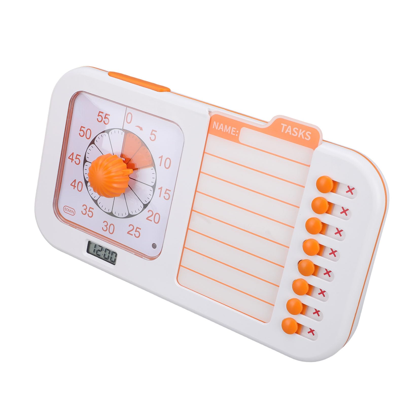 Temporizador Visual para Niños, Herramienta de Gestión del Tiempo Reutilizable 3 en 1, Temporizador para TDAH, Horario Visual para Niños con Tabla de Planificación, Bolígrafo Borrable para