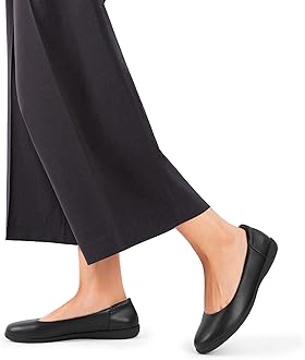 DREAM PAIRS Women’s Comfortable Ballet Dressy Work Flats, Round Toe Slip on Office Shoes