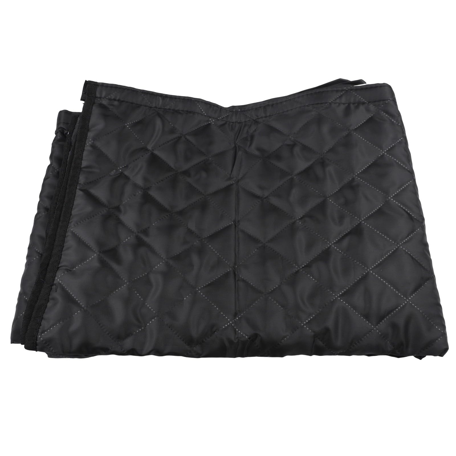 Housse de porte isolante pour camping-car, rideau thermique à trois couches Oxford et coton pour porte de camping-car, noir, 133 x 180 cm