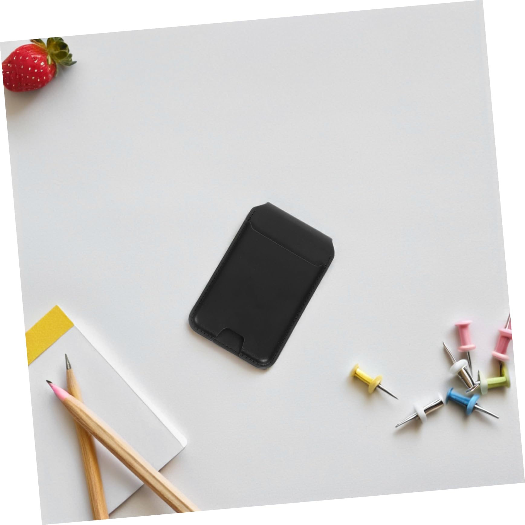 Supporto Magnetico per Telefono Portafoglio Pieghevole in Pu per Carte di Credito Slot per Documenti Supporto per Visualizzazione