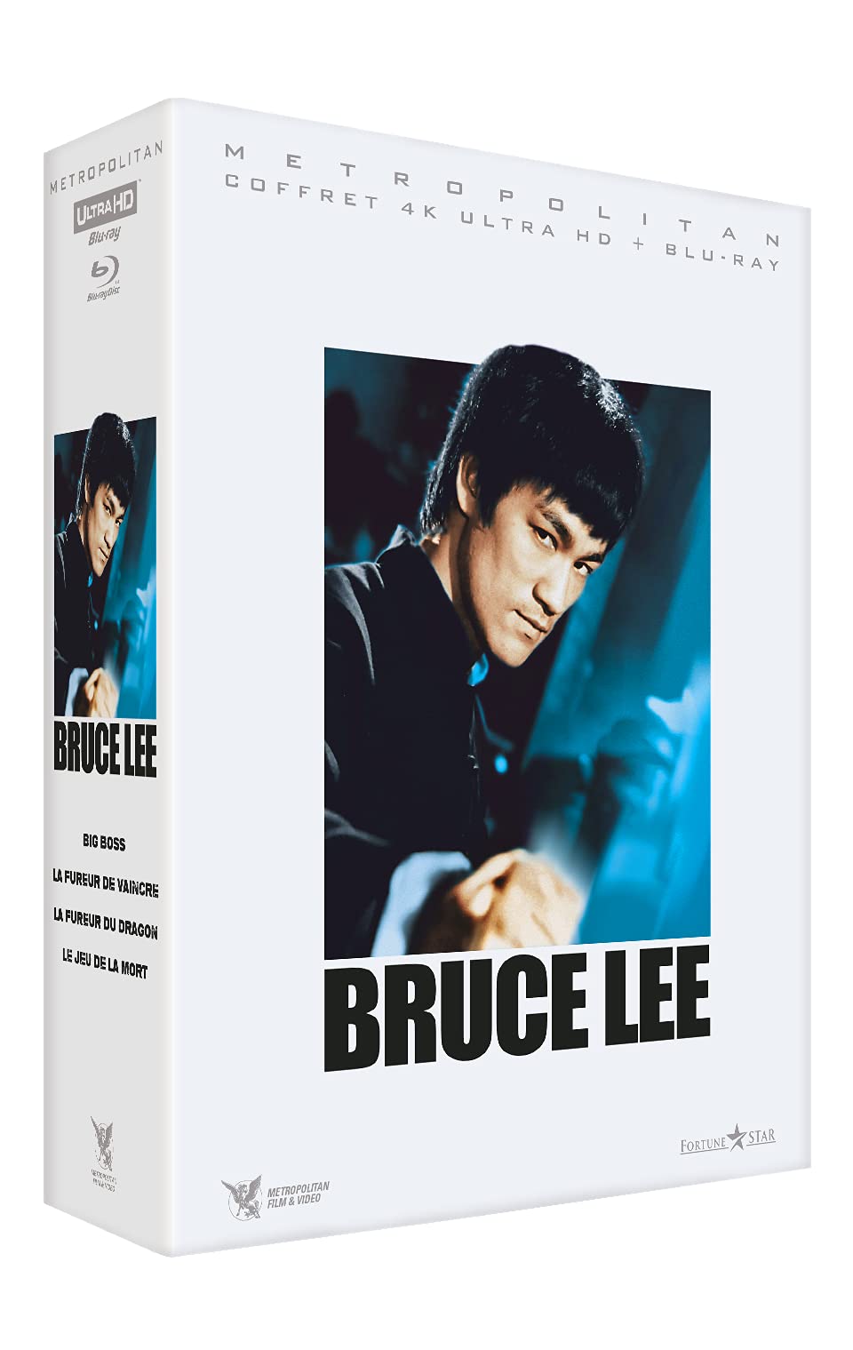 Bruce Lee : Big Boss vaincre + La Fureur du Dragon + Le Jeu de la Mort [4K Ultra-HD + Blu-Ray]