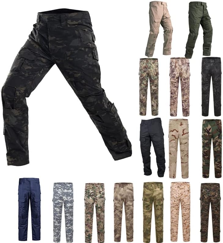 Outdoor Sports Airsoft Hunting Shooting Trousers Battle Uniform Combat BDU Clothing Tactical Camouflage Pants