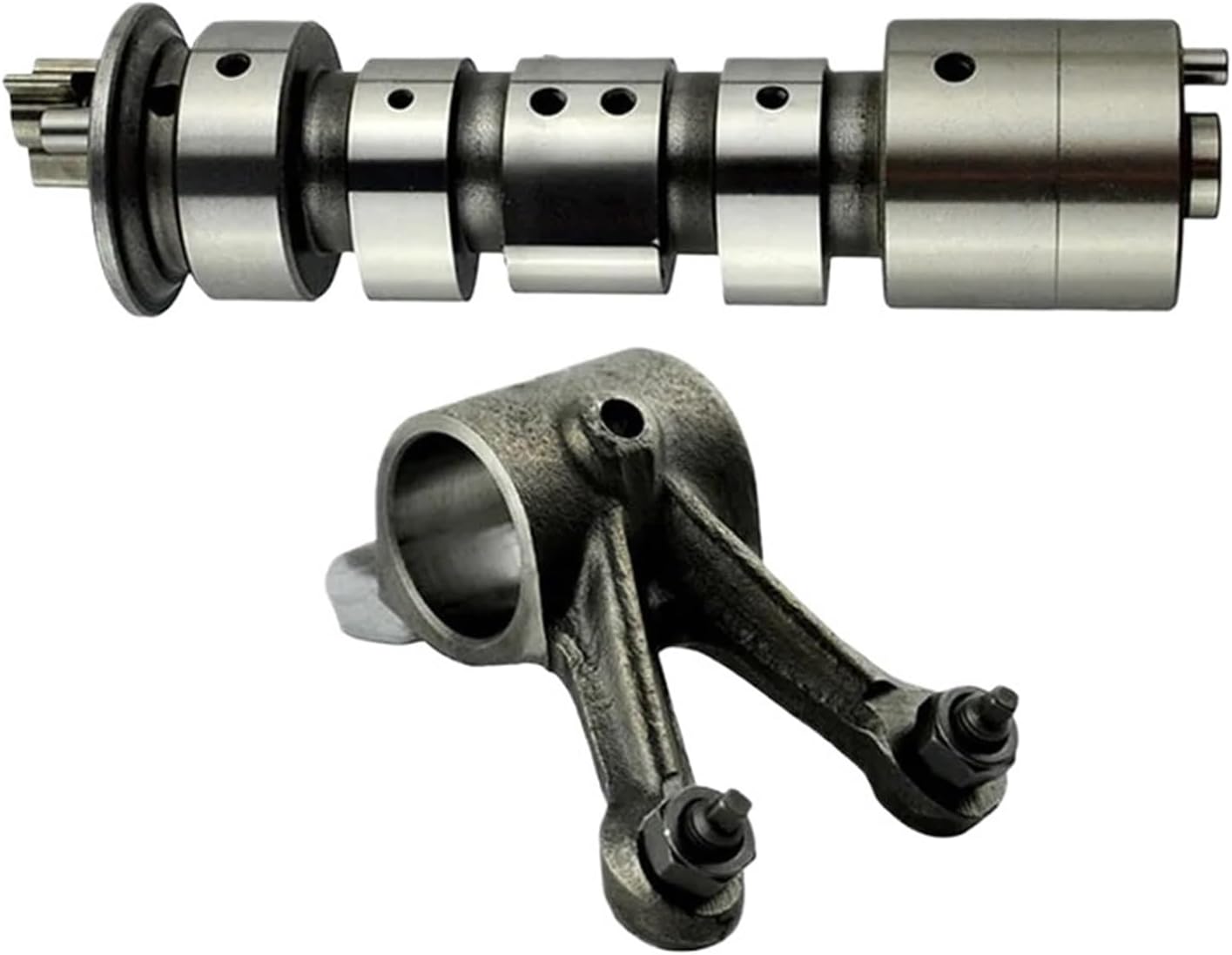 Motorcycle Camshafts + Rocker Arm Compatible with Polaris Ranger Big Boss 500 400 ATP Worker Compatible with Magnum Xplorer Xpedition 425
