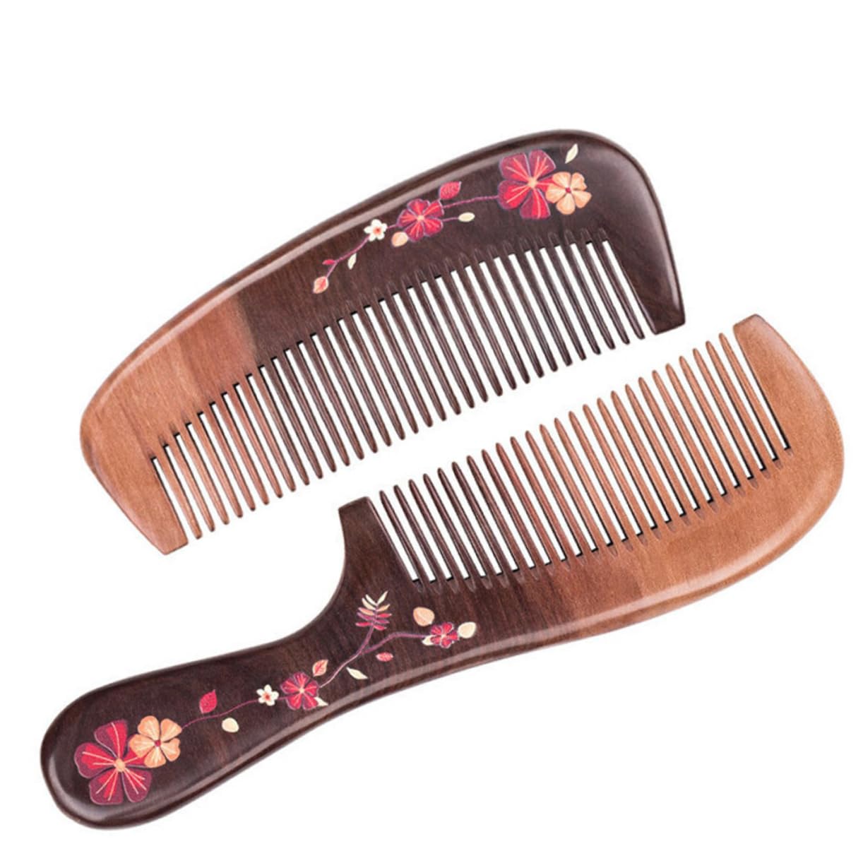 Beavorty 6pièces Peigne Sculpté Anti- Pour Cheveux De Peigne De Massage Et Usage Salon Ou Extérieur