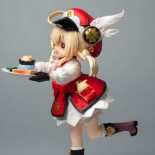 Miniatura 4 de Genshin Figura Klee Anime Figuras de acción de 6.3 pulgadas GK modelo de juguete de regalo de cumpleaños