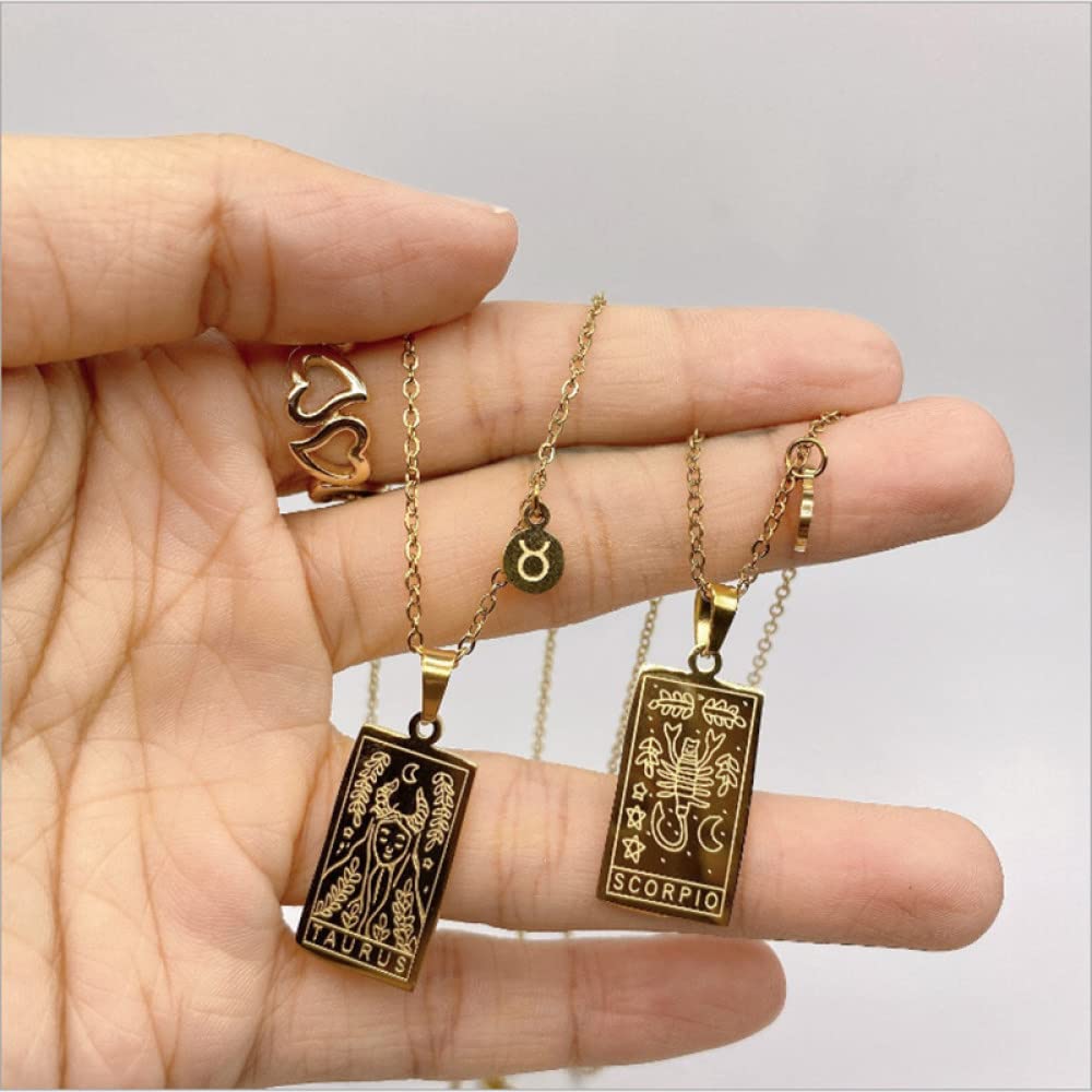Collier Signe Du Zodiaque Clearine - Argent 925, Zircon, Chaîne Réglable, Cadeau Horoscope