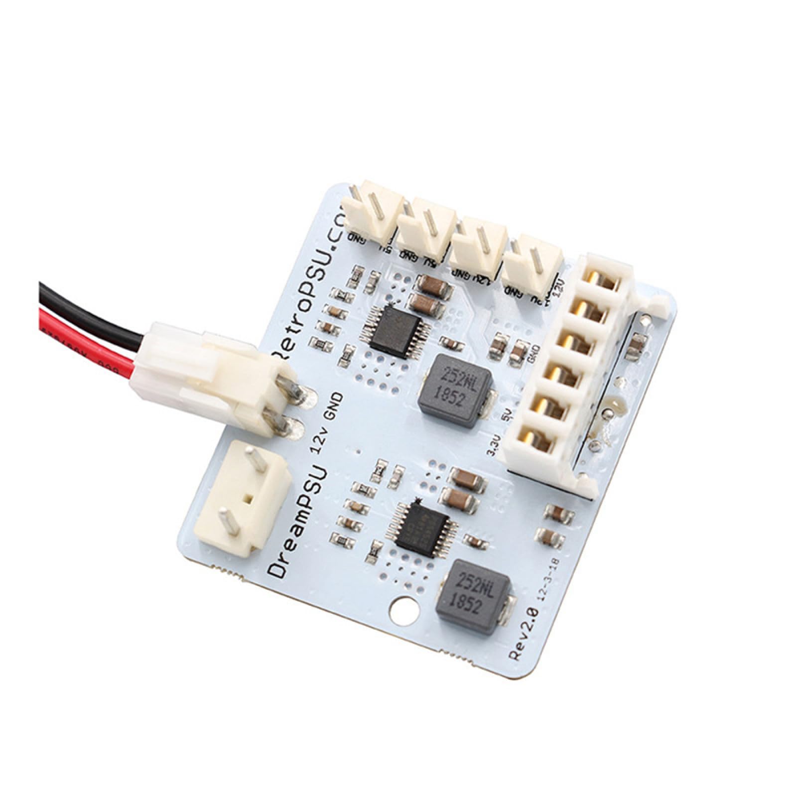 Rev2.0 Kit d'alimentation de rechange pour console SEGA Dreamcast 12 V Plug and Play