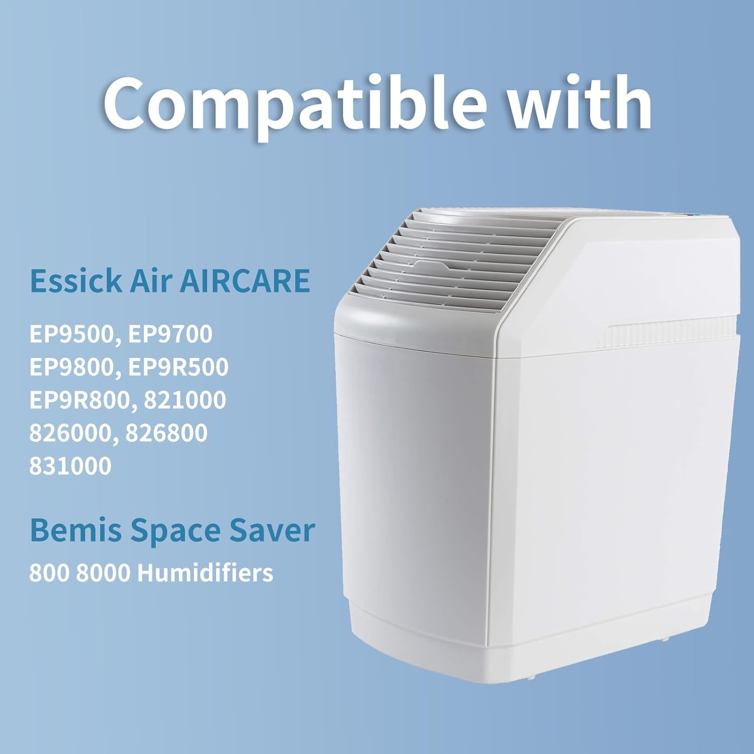 SUNRRA1043 Humidifier Filter Compatible with AIRCARE Humidifiers Space Saver Large Evaporative EP9500, EP9700, Bemis Space Saver Evaporative, Replacement for AIR Care Humidifier Filter (3 Pack)