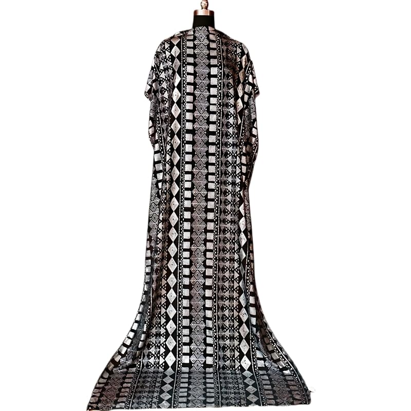 Oversized 1920s Vintage Assuit Women's Shawl and Wraps Gorgeous Positioning Pearl Chiffon Scarf Flapper Cover Up3