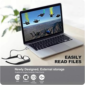 Mini HD 1080p HD Camera, Smart Glasses, For Bicycle Driving, With Portable Video Recorder, For Sport, For The Conference Process