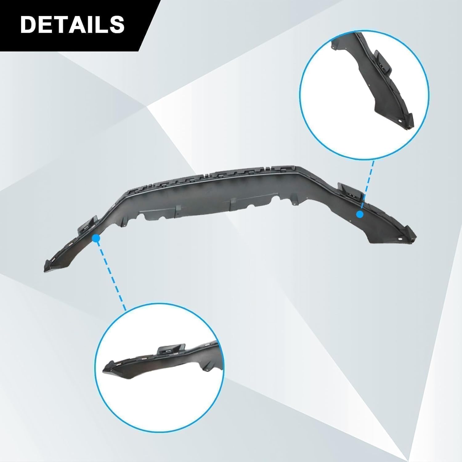 SecosAutoparts Lower Valance Spoiler Front Textured Compatible with Volkswagen Beetle 2012-2019 Replace# 5C5805903C9B9